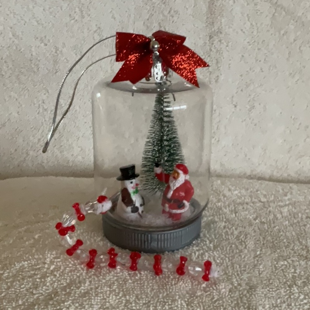 2 Handmade Christmas Tree Ornaments